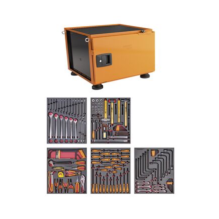 Caixa para Ferramentas Pickup Box 650x700x500 mm - 149 peças Tramontina PRO