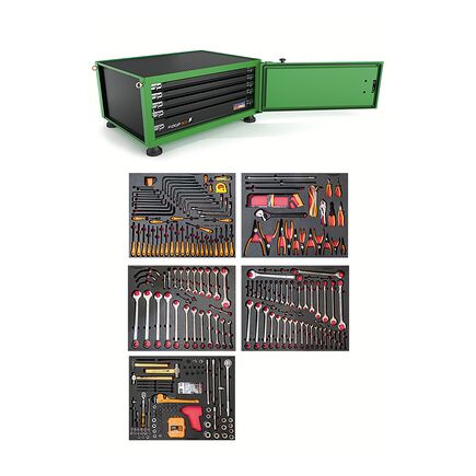 Caixa para Ferramentas Pickup Box 1000x820x500 mm - 268 peças Tramontina PRO