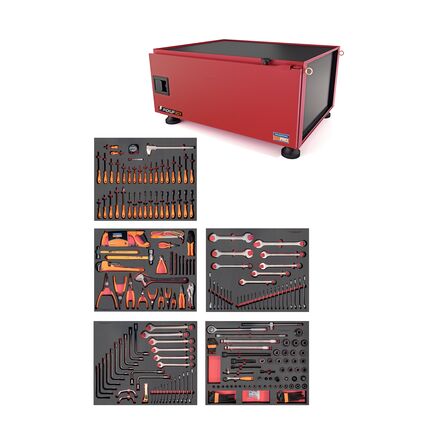 Caixa para Ferramentas Pickup Box 1000x820x500 mm - 230 peças Tramontina PRO