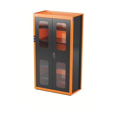Tramontina PRO Smart System Tool Cabinet with Viewers with 2 Doors and 5 Racks