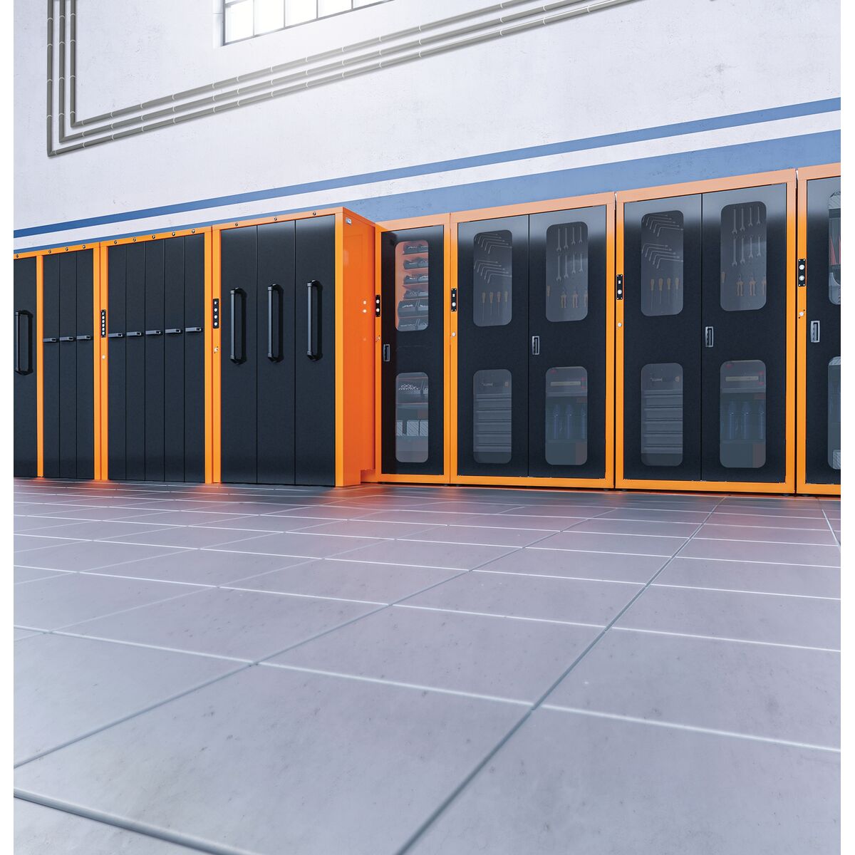 Armário Smart System para Ferramentas com 1 Porta Tramontina PRO