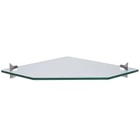 
250x250x8 mm Tramontina Glass Corner Shelf with Injected Support
