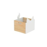 Tramontina Baby Friends Child's Organization Box made of Wood with White Finish
