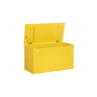Tramontina Multipurpose Trunk Made of Unpainted Solid Wood with a Yellow Finish