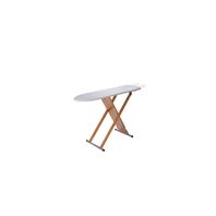 Tramontina Top Wood Frame Ironing Board with Varnish Finish, Heat-Resistant Cover, Iron Rest and Epoxy-Painted Metal Accessories