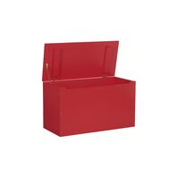 Tramontina Multipurpose Trunk Made of Unpainted Solid Wood with a Red Finish