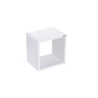 
258x220x258 mm Tramontina Cube in Pine Wood with White Finish
