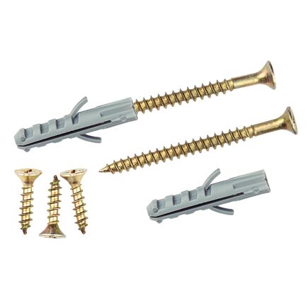 Kit de Parafusos Tramontina com Buchas de Nylon 07 Peças Cor Amarelo - SKU 91800022