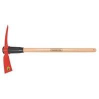 Pick mattock, blade and point, size 5, 90 cm wood handle