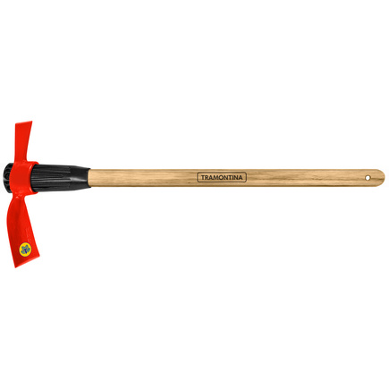 Picareta Chibanca Tramontina em A&ccedil;o Tamanho 4 com Cabo de Madeira Multilaminada 90 cm - SKU 77305543 - 1