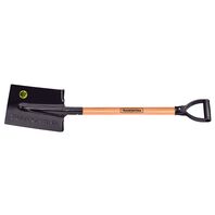 Square spade, with 71 cm wood handle