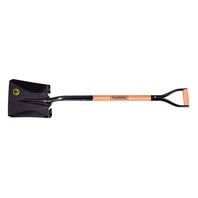 Square mouth shovel, with 74 cm wood handle