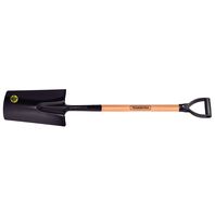 Half moon shovel, with 71 cm wood handle