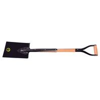 Tramontina 7-Stud Metallic Shovel with 74-cm Wood Handle and Metallic Grip
