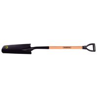 Drain spade, with 71 cm wood handle