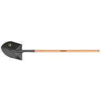 Round mouth shovel, with 120 cm wood handle