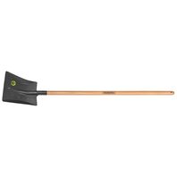 Square mouth shovel, with 120 cm wood handle