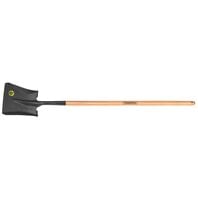 American square mouth shovel, with 120 cm wood handle