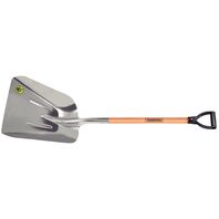 Aluminum scoop shovel,with 71 cm wood handle