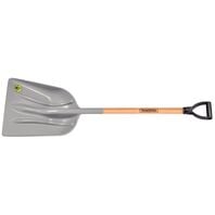 Plastic scoop shovel, with 79 cm wood handle