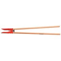 Post hole digger, 110 cm wood handle, with plastic post