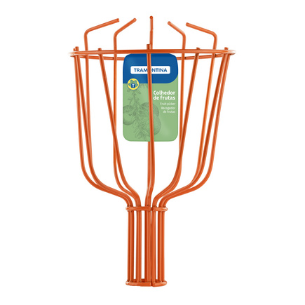Colhedor de Frutas Tramontina Met&aacute;lico M&eacute;dio Sem Cabo - SKU 77819051