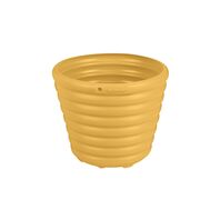 Cachepô Vaso Tramontina Mimmo em Plástico Amarelo 1,7 L