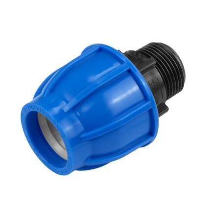 Adaptador de Compressão Rosca Macho 25 mm x 3/4" Tramontina para Mangueiras de PEAD