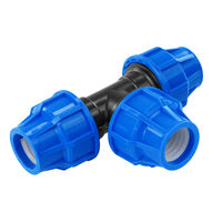 T&ecirc; 90&ordm; de Compress&atilde;o 32 mm Tramontina para Tubos de PEAD - SKU 78431164 - 1 image number 0