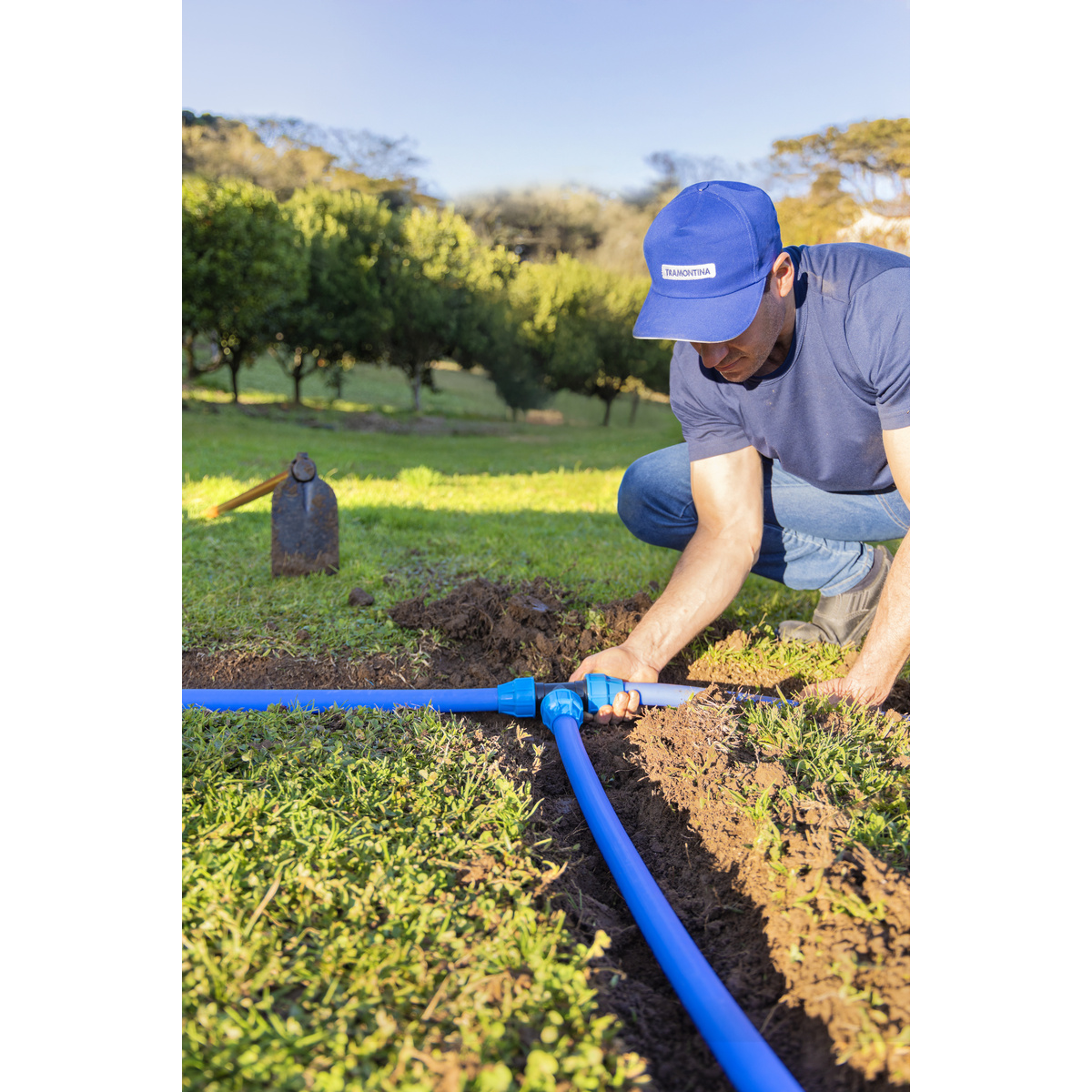 T&ecirc; 90&ordm; de Compress&atilde;o 32 mm Tramontina para Tubos de PEAD - SKU 78431164 - 3 image number 2