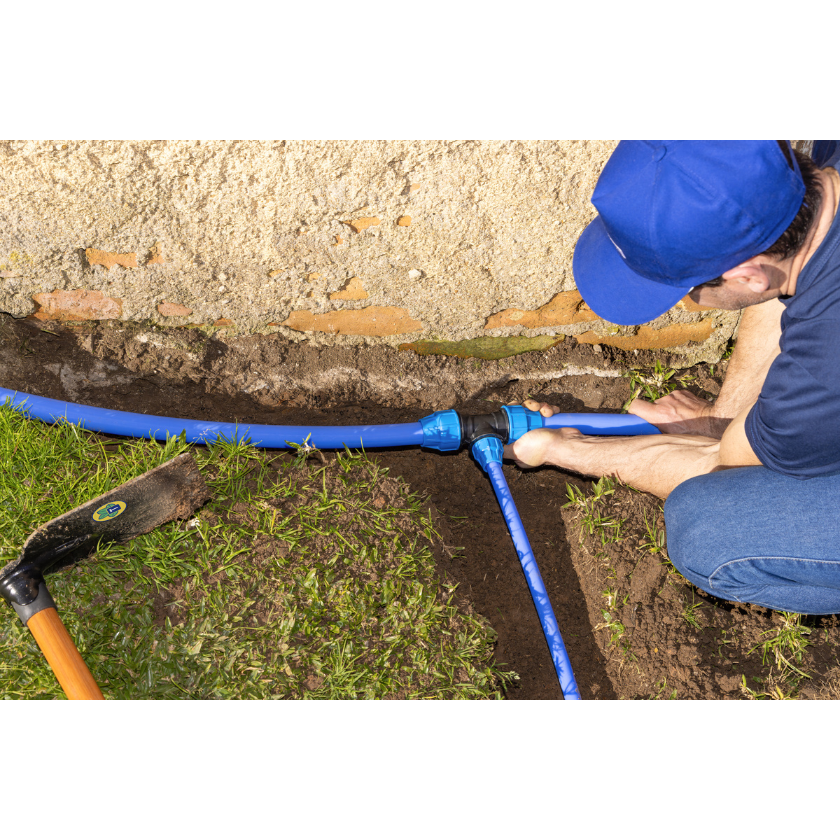 T&ecirc; 90&ordm; de Compress&atilde;o 32x25x32 mm Tramontina para Tubos de PEAD - SKU 78431564 - 3 image number 2