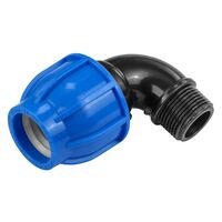 Cotovelo 90º de Compressão Rosca Macho 20 mm x 1/2" Tramontina para Mangueiras de PEAD - SKU 78436124 - 1 image number 0