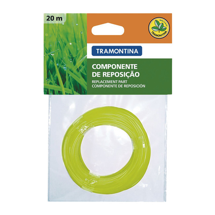 Fio de Nylon 1,8 mm 20 m Tramontina para Aparador de Grama - SKU 78796284 - 1