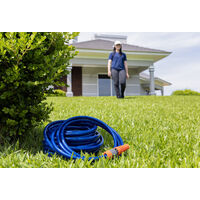 Mangueira Flex Basic para Jardim Tramontina Azul em PVC 3 Camadas 15 m com Engate Rosqueado e Esguicho - SKU 79157150 - 3 image number 2