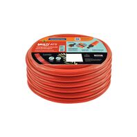 1/2" Super Flex No-Kink garden hose, 3 layers, with quick connectors and sprayer