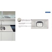 Pia de apoio Tramontina New Raggi 40 em a&ccedil;o inox 105x52 cm - SKU 93040526 - 2 image number 1