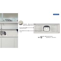 Pia de apoio Tramontina New Raggi 40 em a&ccedil;o inox 150x52 cm - SKU 93042526 - 2 image number 1