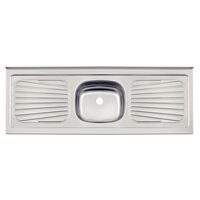 Pia de apoio Tramontina New Raggi 40 em a&ccedil;o inox 150x52 cm - SKU 93042526 - 1 image number 0