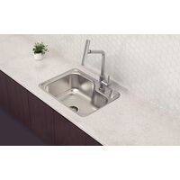 Cuba Tramontina Morgana Compact 48 FX Undermount em A&ccedil;o Inox + v&aacute;lvula e dosador de sab&atilde;o Cor Inox - SKU 93815392 - 2 image number 1