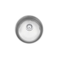 Satin stainless steel bowl Ø35 cm