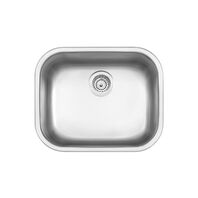 Tramontina Aria Maxi 50 BS stainless steel bowl with satin finish for top mount or undermount , 50x40 cm