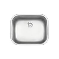 Tramontina Aria Maxi 50 BS stainless steel bowl with satin finish for top mount or undermount , 40x40 cm