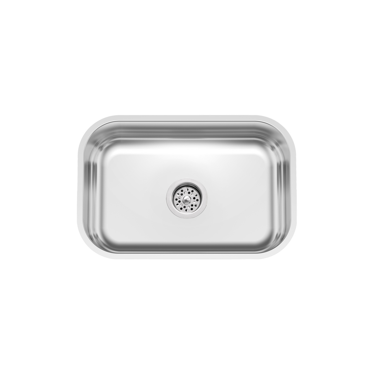 Cuba Tramontina Basic 47 BL em aço inox natural 47x30 cm