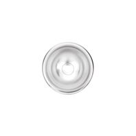 Lavabo Redondo de sobrepor Tramontina em Aço Inox com Acabamento Acetinado oval 24 x 24 cm