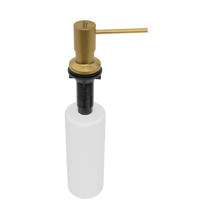 Dosador de Sab&atilde;o Tramontina Light Gold em A&ccedil;o Inox com Recipiente Pl&aacute;stico 500 ml - SKU 94517314