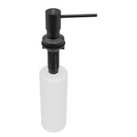 Dosador de Sab&atilde;o Tramontina Intense Black em A&ccedil;o Inox com Recipiente Pl&aacute;stico 500 ml - SKU 94517514 - 1 image number 0
