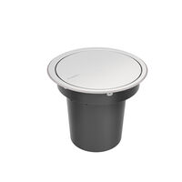 Lixeira de Embutir Tramontina Clean Round Click em A&ccedil;o Inox 5 L Cor Inox - SKU 94518006 - 1 image number 0