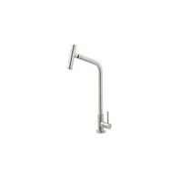 Tramontina mono stainless steel faucet with articulated spout
