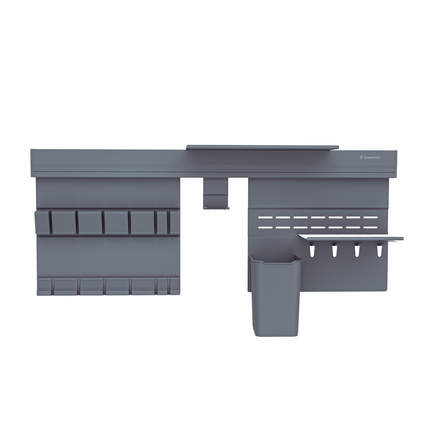 Kit parede alum&iacute;n fosco 70cm c/porta facas - SKU 94532050
