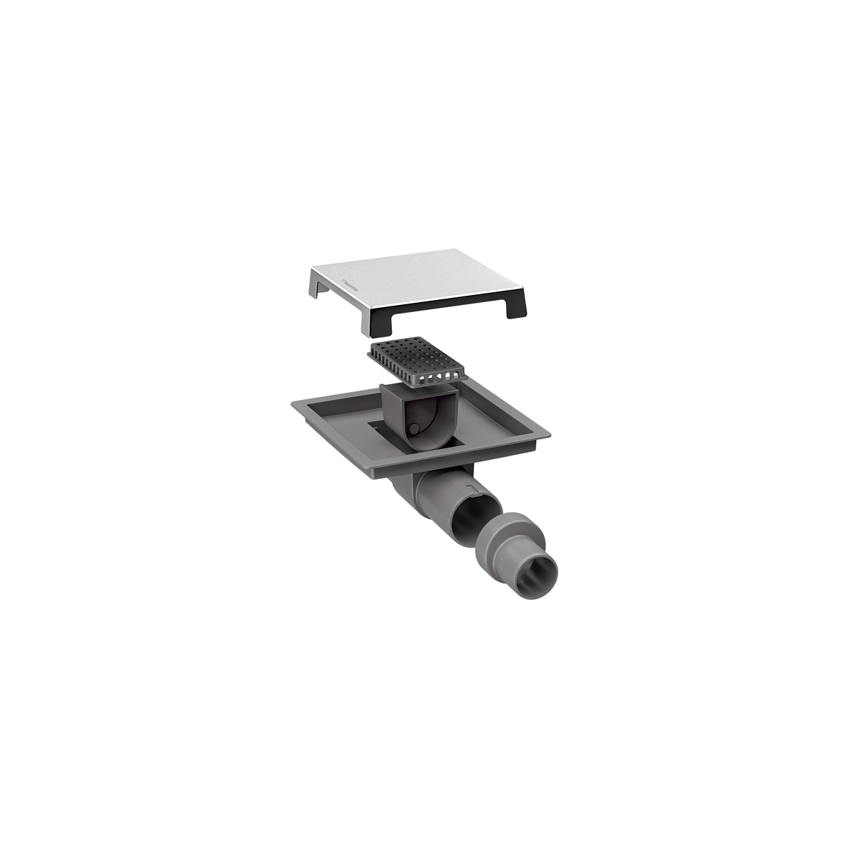 Ralo Neo Square Tramontina em A&ccedil;o Inox 15 x 15 cm - SKU 94535304 - 2 image number 1